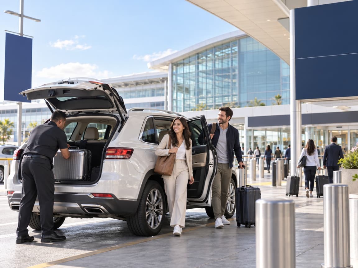 Guests arriving with a premium private vehicle