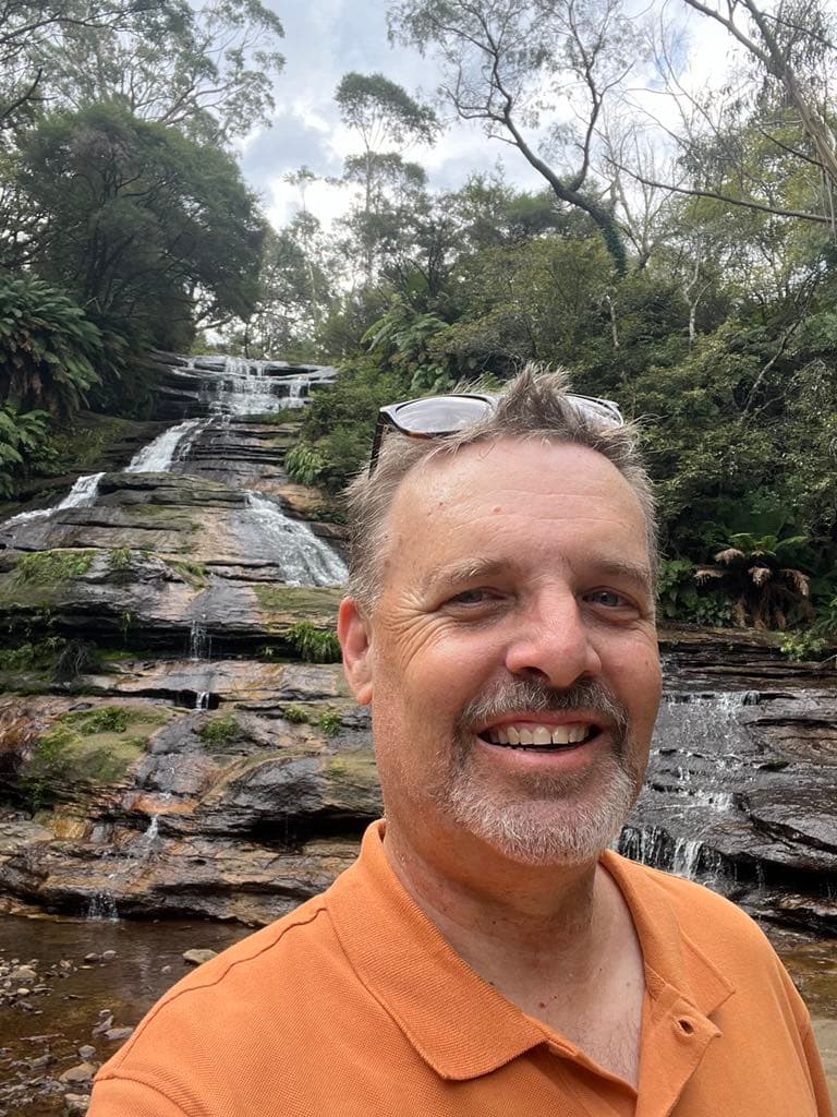 Katoomba Falls waterfall in the Blue Mountains